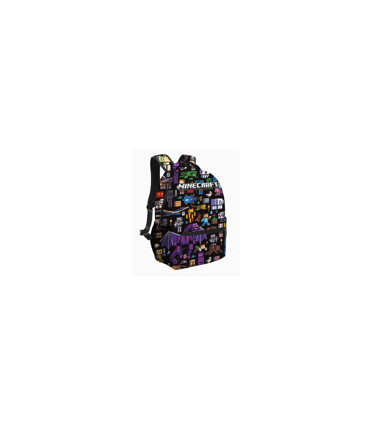 Mochila Minecraft: Aventuras en el Mundo Bloque