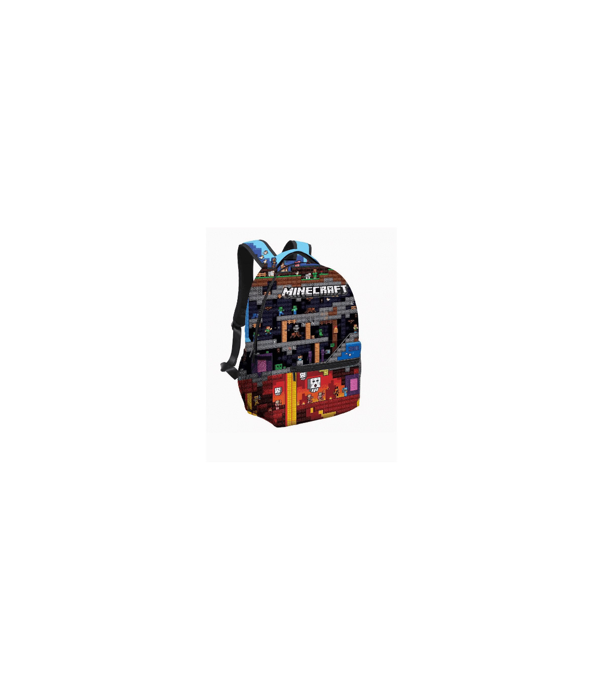 Mochila Minecraft: Aventuras en el Mundo Bloque