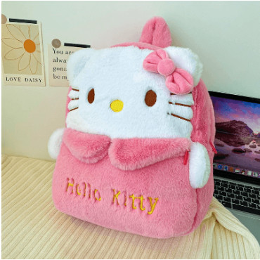 Coleccionable: Mochila de Felpa Sanrio (Kuromi, Hello Kitty, Pompompurin, Melody y Cinnamoroll)