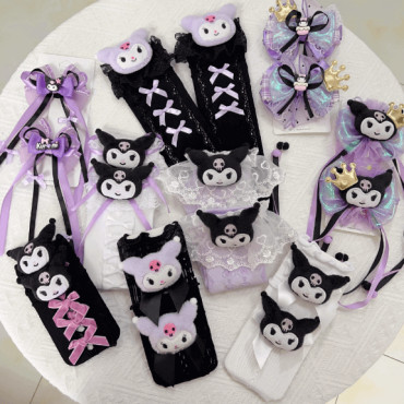 Accesorios de Kuromi, luce adorable como este personaje, artículos de calidad