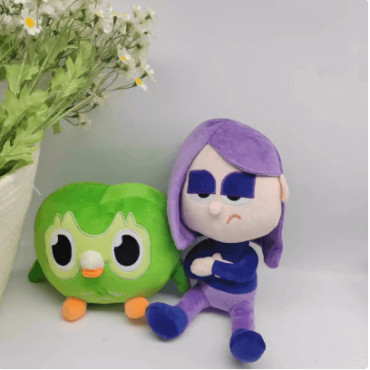 ¡Aprende un nuevo idioma con un amigo peludo! Peluches de Duolingo