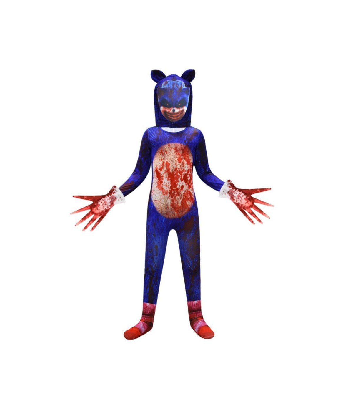 Disfraz de Sonic.exe para niños: ¡La pesadilla hecha realidad!