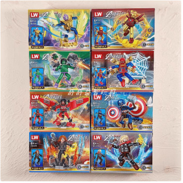 ¡Colección Épica! 8 Cajas LEGO Marvel para Constructores Audaces