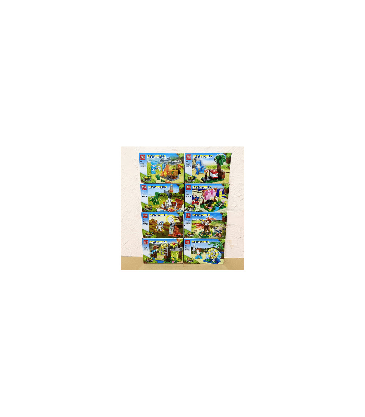 LEGO® Minecraft Bebé Pez Araña Delfín: Juguetes de Ensamblaje para Niños
