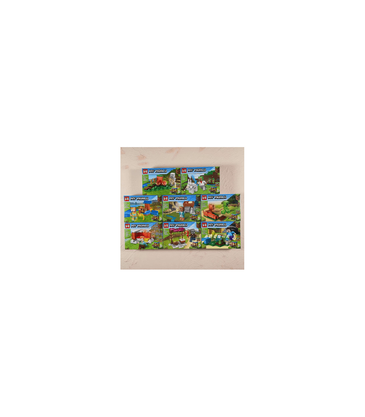 LEGO® Minecraft Bebé Pez Araña Delfín: Juguetes de Ensamblaje para Niños