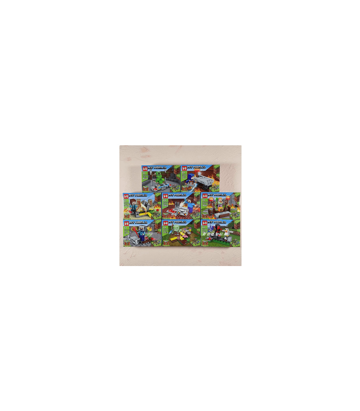 LEGO® Minecraft Bebé Pez Araña Delfín: Juguetes de Ensamblaje para Niños