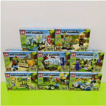LEGO® Minecraft Bebé Pez Araña Delfín: Juguetes de Ensamblaje para Niños