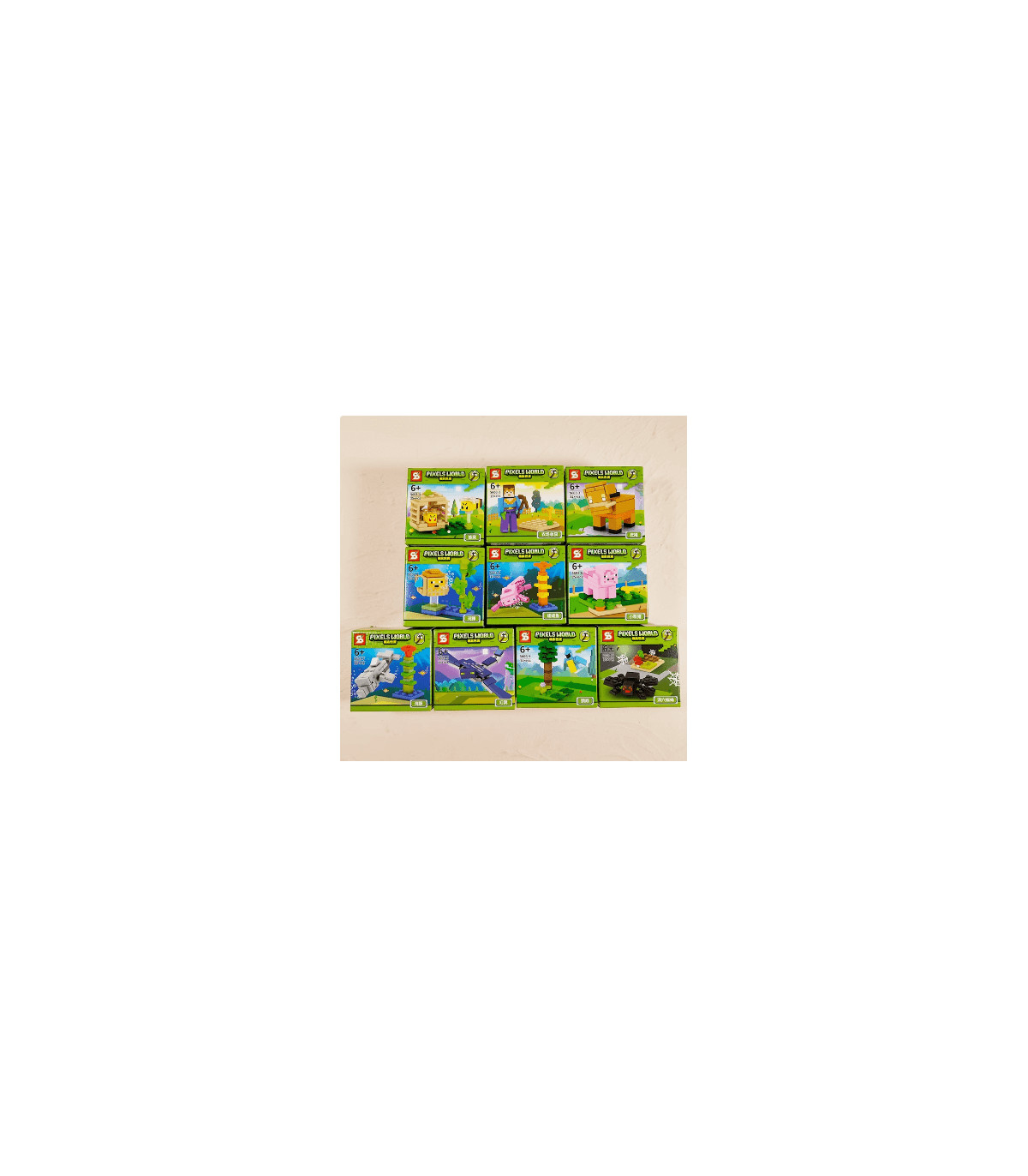 LEGO® Minecraft Bebé Pez Araña Delfín: Juguetes de Ensamblaje para Niños