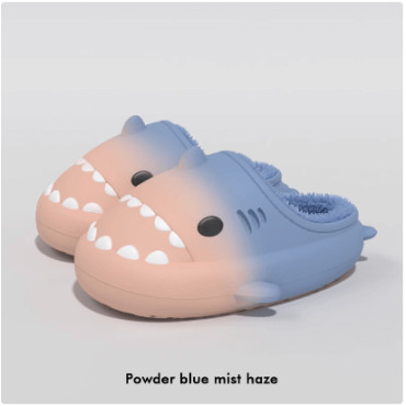 Zapatillas de Algodón con Tiburón Gradiente