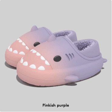 Zapatillas de Algodón con Tiburón Gradiente
