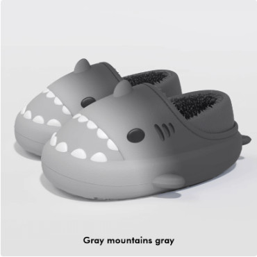 Zapatillas Impermeables de Algodón con Tiburón Gradiente para Mujer | Estilo y Comodidad