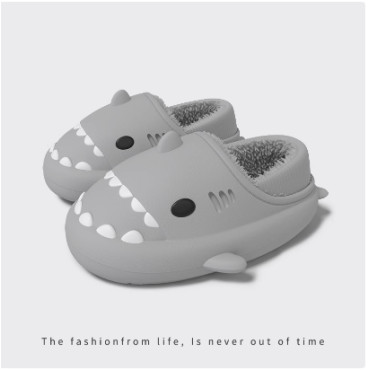Zapatillas de Algodón con Tiburón Gradiente