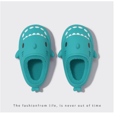 Zapatillas de Algodón con Tiburón Gradiente
