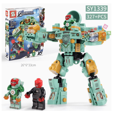 LEGO Marvel Armadura Azul de Iron Man – Set de Construcción para Fans de los Vengadores