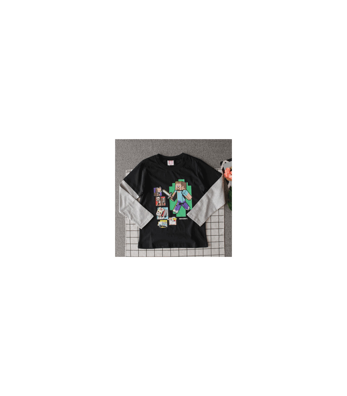 Minecraft: Franelas de algodón para noches de aventura