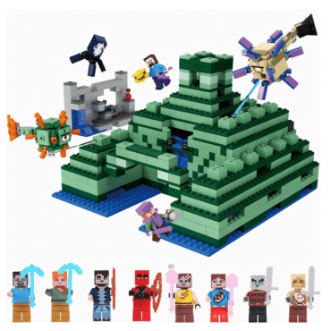 Compra el Set de Templo del Guardián Minecraft con Figuras Tipo LEGO en Albithinia
