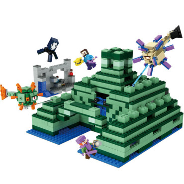 Compra el Set de Templo del Guardián Minecraft con Figuras Tipo LEGO en Albithinia