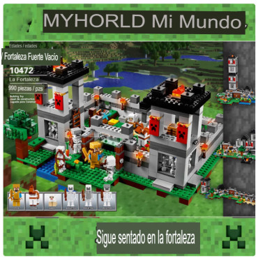 Fortaleza Minecraft tipo Lego con Personajes – Compra en Albithinia.com