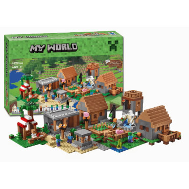 Compra Set Aldea Minecraft de Bloques Tipo LEGO - Albithinia.com