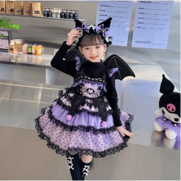 Difraz de Kuromi: Estilo Punk para Pequeñas Reinas