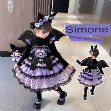 Difraz de Kuromi: Estilo Punk para Pequeñas Reinas