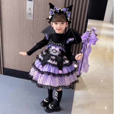 Difraz de Kuromi: Estilo Punk para Pequeñas Reinas