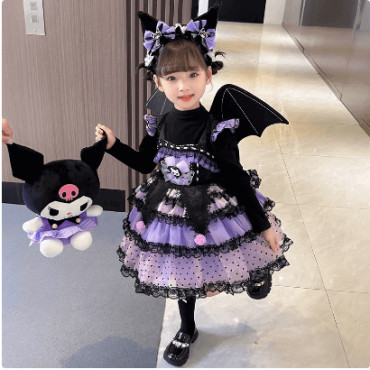 Difraz de Kuromi: Estilo Punk para Pequeñas Reinas