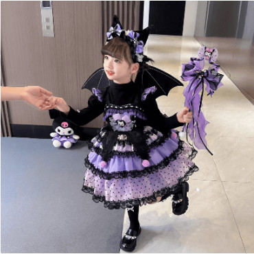 Difraz de Kuromi: Estilo Punk para Pequeñas Reinas