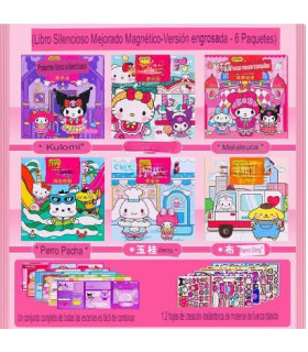 ¡Pega tu alegría con Hello Kitty y amigos! Libro de Pegatinas Sanrio Oficial