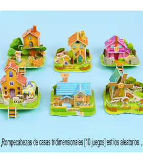 Rompecabezas 3D para Niños: ¡Construye tu Casa Familiar Divertida y Educativa!