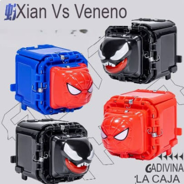 Caja de Sorpresas Spiderman: Piedra, Papel y Tijera