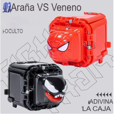 Caja de Sorpresas Spiderman: Piedra, Papel y Tijera