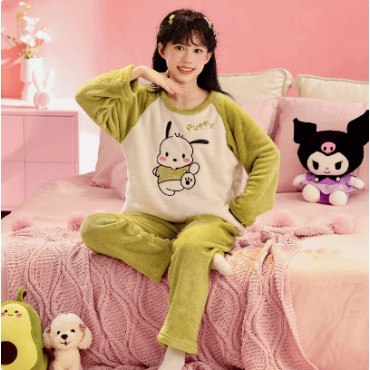 Pijamas Manga Larga Divertidos: Kuromi, Elmo, Pikachu y Amigos
