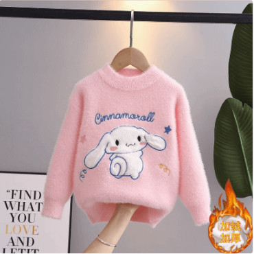 Suéter Grueso Sanrio: ¡Un Abrazo Cálido con Kuromi y Cinnamoroll!