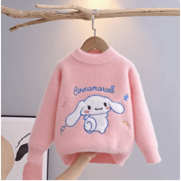 Suéter Grueso Sanrio: ¡Un Abrazo Cálido con Kuromi y Cinnamoroll!