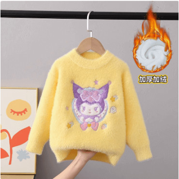 Suéter Grueso Sanrio: ¡Un Abrazo Cálido con Kuromi y Cinnamoroll!