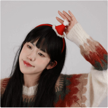 Gorro Navideño con Diseño Festivo