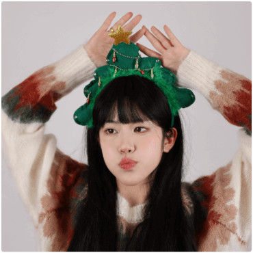 Gorro Navideño con Diseño Festivo