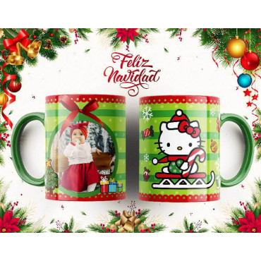 Tazas de Sublimación Navideñas con Personajes Icónicos – Hello Kitty, Mickey Mouse y Más