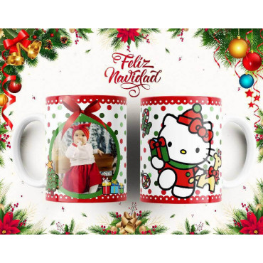 Tazas de Sublimación Navideñas con Personajes Icónicos – Hello Kitty, Mickey Mouse y Más