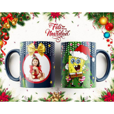 Tazas de Sublimación Navideñas con Personajes Icónicos – Hello Kitty, Mickey Mouse y Más