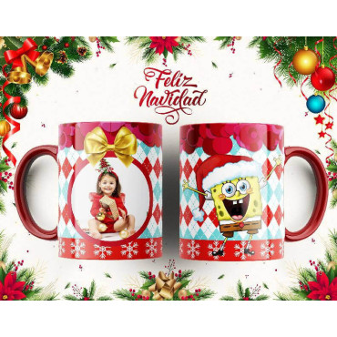 Tazas de Sublimación Navideñas con Personajes Icónicos – Hello Kitty, Mickey Mouse y Más
