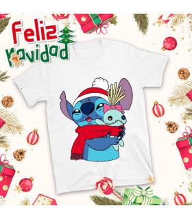 Playeras Navideñas de Stitch Personalizadas: ¡Diseña la tuya!