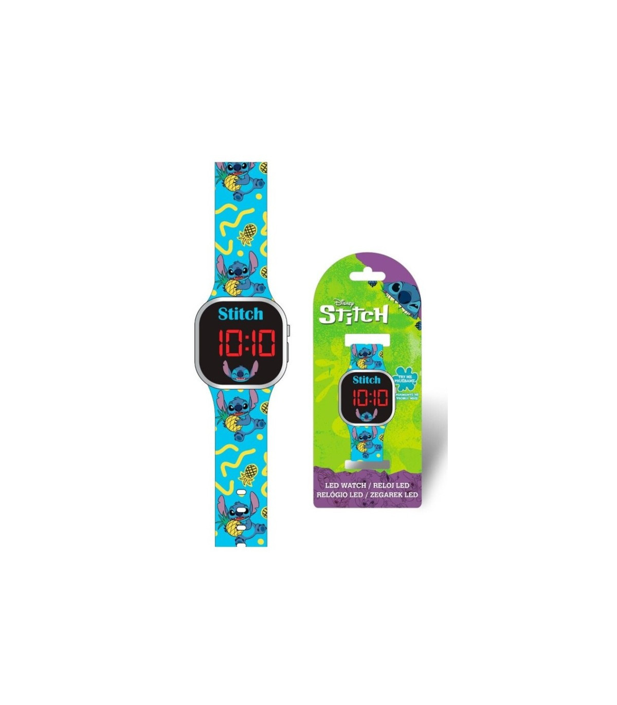 Reloj Digital Infantil de Stitch Disney | Aprende y Diviértete con Albithinia
