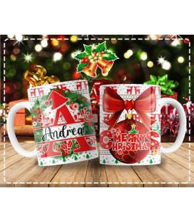 Tazas Navideñas Personalizadas: Con tu Nombre y Frases Únicas