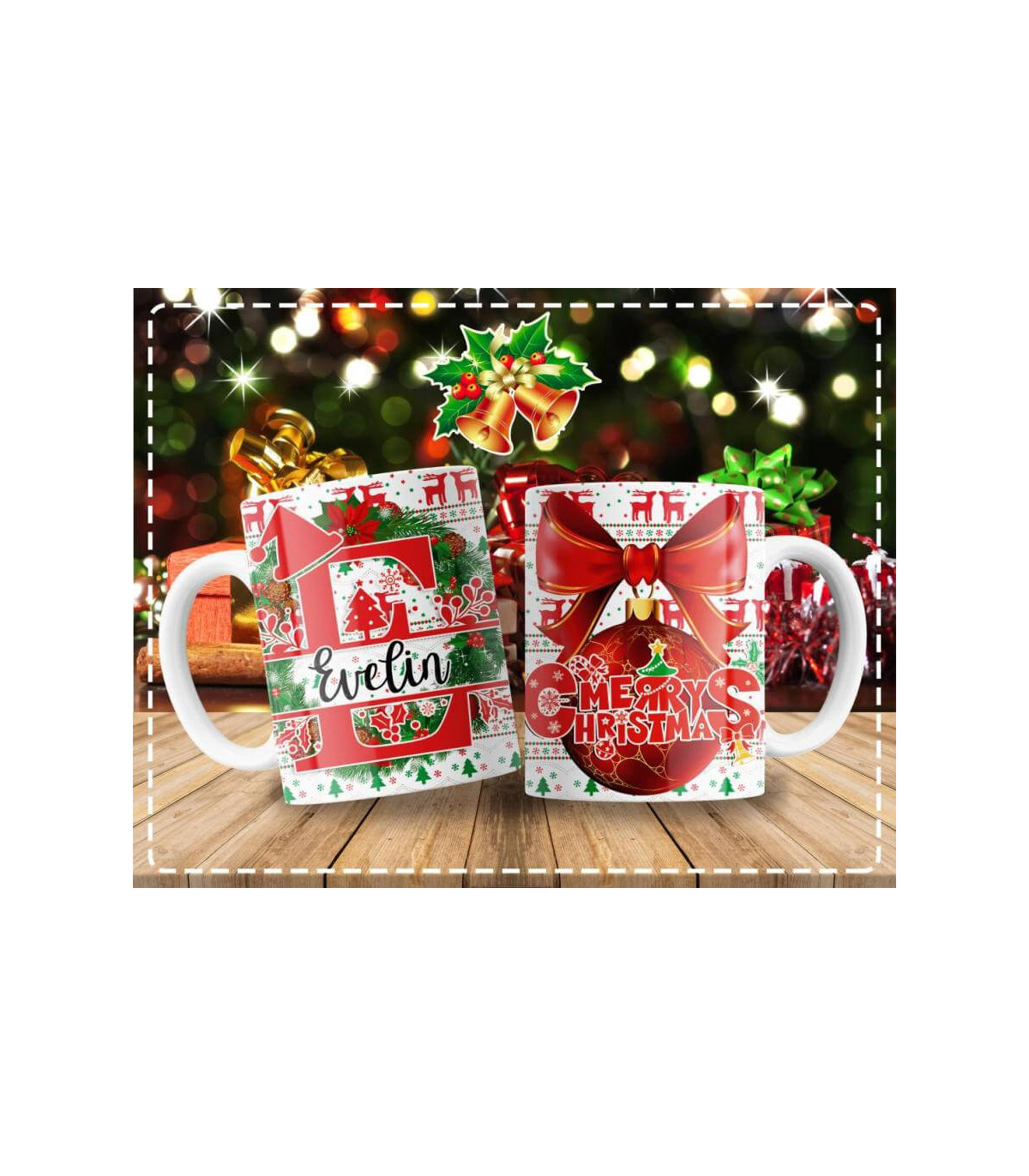 Crea tu Taza Navideña: Personaliza con Frases, Nombres y Diseños Divertidos