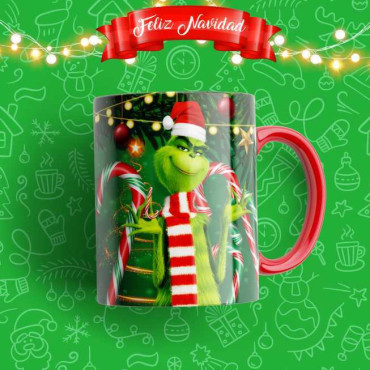 Set de 6 Tazas Mágicas Navideñas: Grinch, Pokémon y Stitch