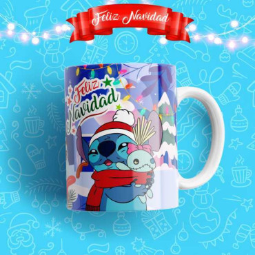Set de 6 Tazas Mágicas Navideñas: Grinch, Pokémon y Stitch