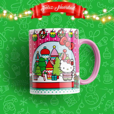 ¡Diversión Navideña! 8 Tazas Personalizadas con diseños increíbles: Hello Kitty, Bob Esponja y más.