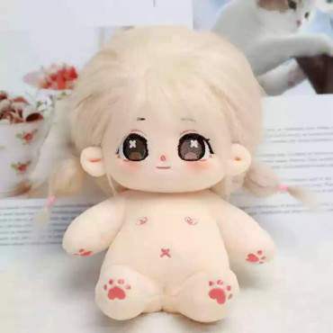 Muñeca cotton doll de Algodón Kawaii: Bebé con Huesitos y Sonrisa